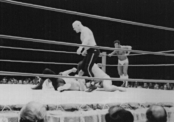 Peter Maivia takes on both Von Steigers.